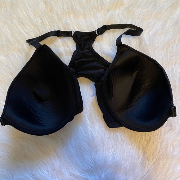 Bra Womens Size 42D Black Front‎ Closure - Picture 5 of 8